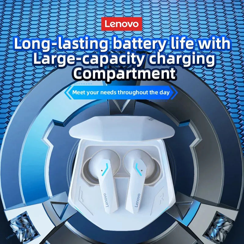 Fone Lenovo GM2 Pro TWS Wireless Headphones Earphone Bluetooth-compatible 5.3 Waterproof Headset with Mic